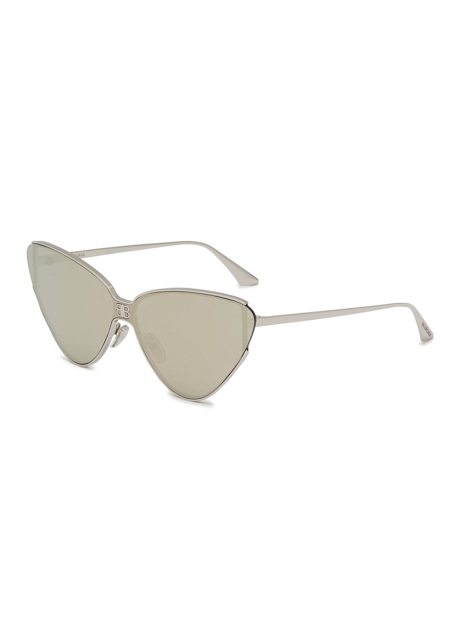 Women BALENCIAGA Eyewear | Metal Cat Eye Sunglasses