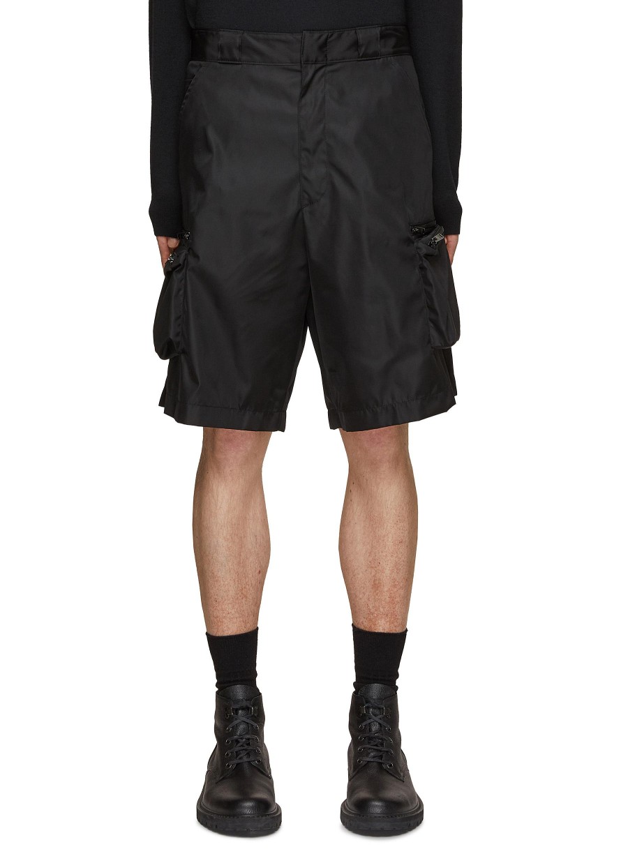 Men PRADA Pants | Multi Utility Pocket Cargo Shorts