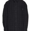 Men BALENCIAGA Shirts | Checkered Flannel Shirt With Detachable Sleeves