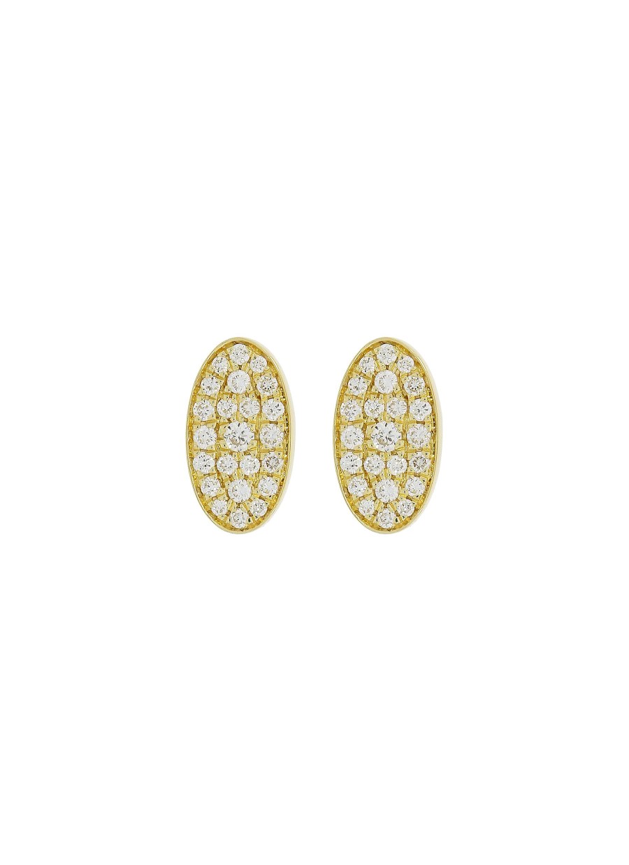 Women LC COLLECTION JEWELLERY Fine Jewellery | 18K Gold Diamond Stud Earrings