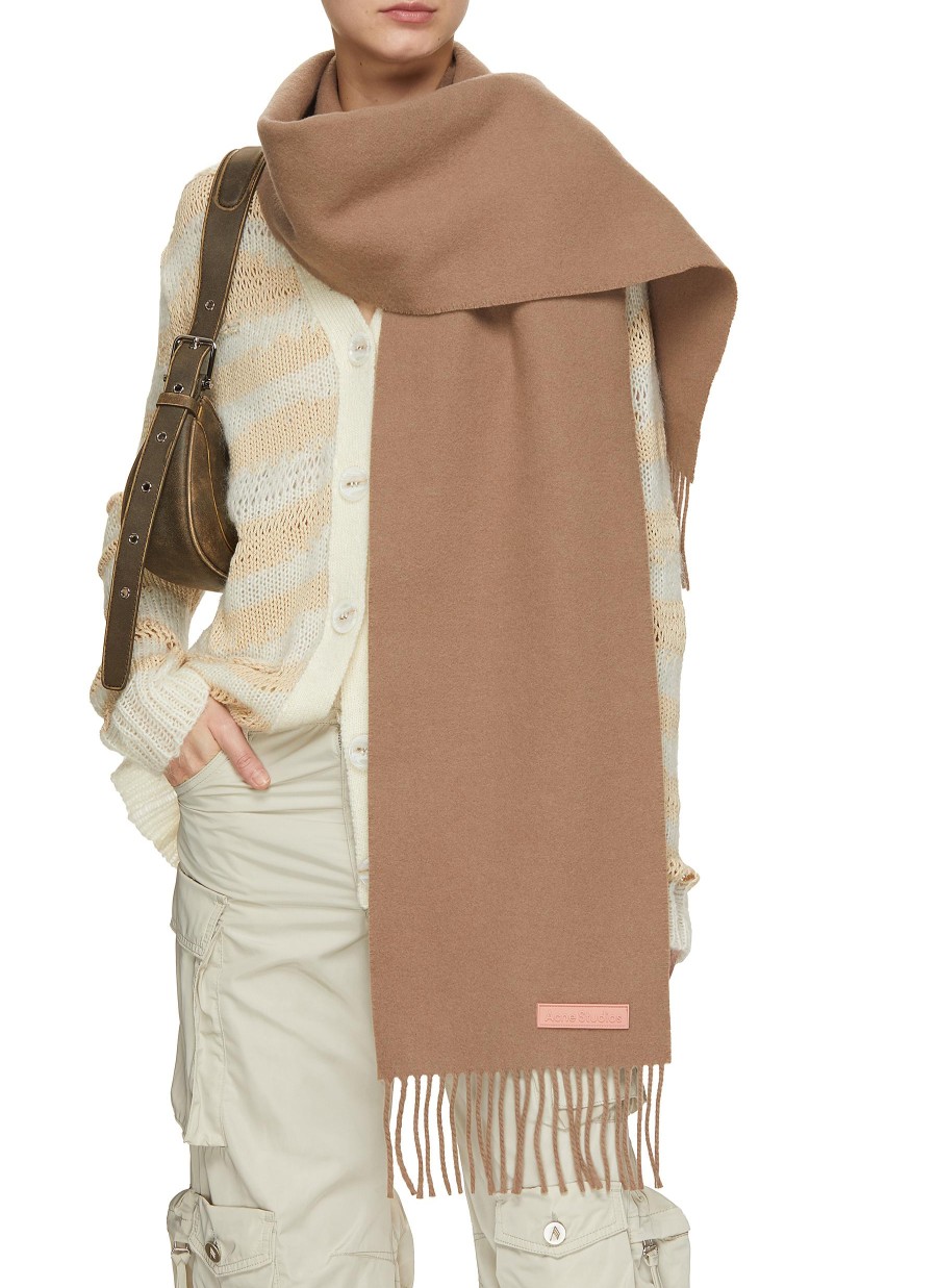 Women ACNE STUDIOS Scarves & Wraps | Vesta Fringed Wool Scarf