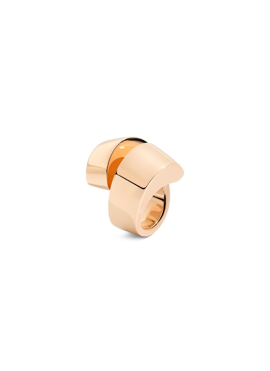 Women VHERNIER Fine Jewellery | Kiss 18K Rose Gold Ring — Size 53