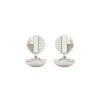 Men BABETTE WASSERMAN Cufflinks | Reversible Swarovski Crystal Cufflinks