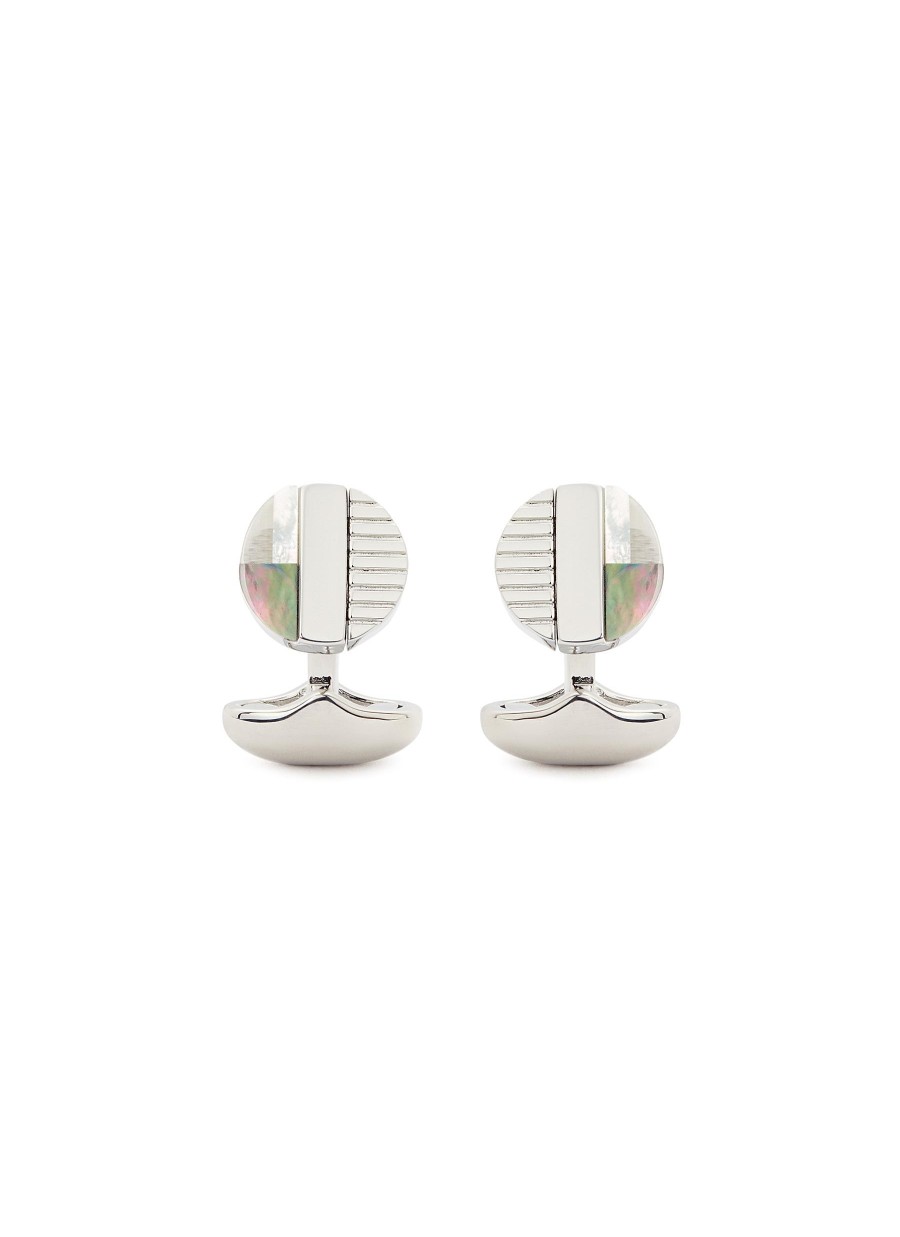 Men BABETTE WASSERMAN Cufflinks | Reversible Swarovski Crystal Cufflinks