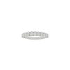 Women LC COLLECTION JEWELLERY Fine Jewellery | 18K White Gold Diamond Half Eternity Band — Size Hk 13