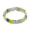 Women JOHN HARDY Fine Jewellery | Colorblock Malachite Magnesite Sterling Silver Bracelet — Size Um