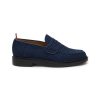 Men THOM BROWNE Flats | Tweed Penny Loafers