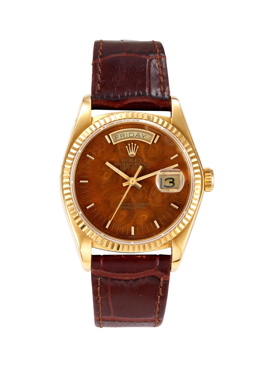 Men LANE CRAWFORD VINTAGE COLLECTION Watches | Rolex Day-Date President 18K Yellow Gold 18038 Watch