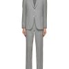 Men ISAIA Suits | Single Breasted Stripe Wool Suit