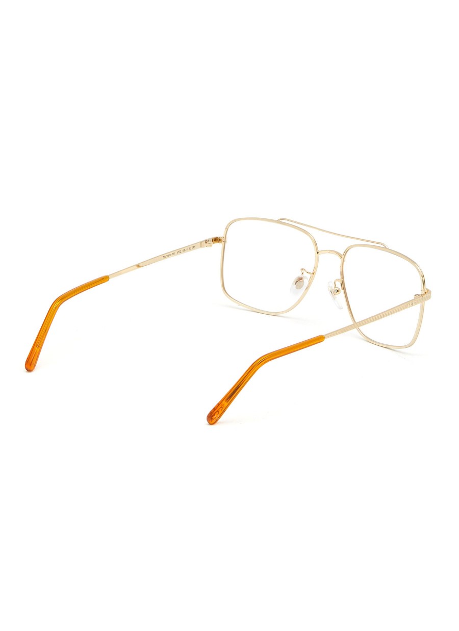 Men SUPER Eyewear | Numero 111 Oro Metal Optical Glasses