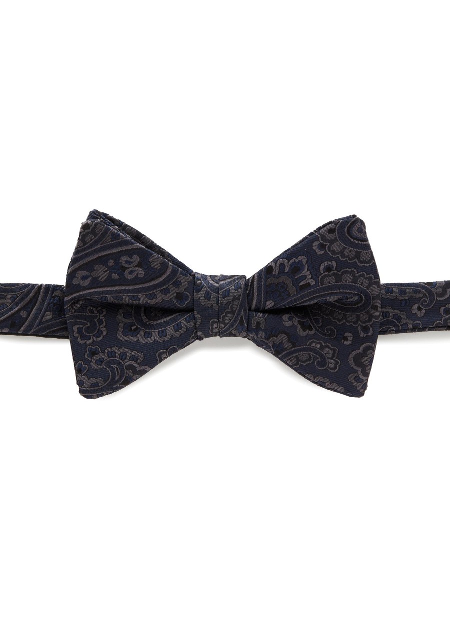 Men STEFANOBIGI MILANO Ties | Paisley Jacquard Silk Bow Tie