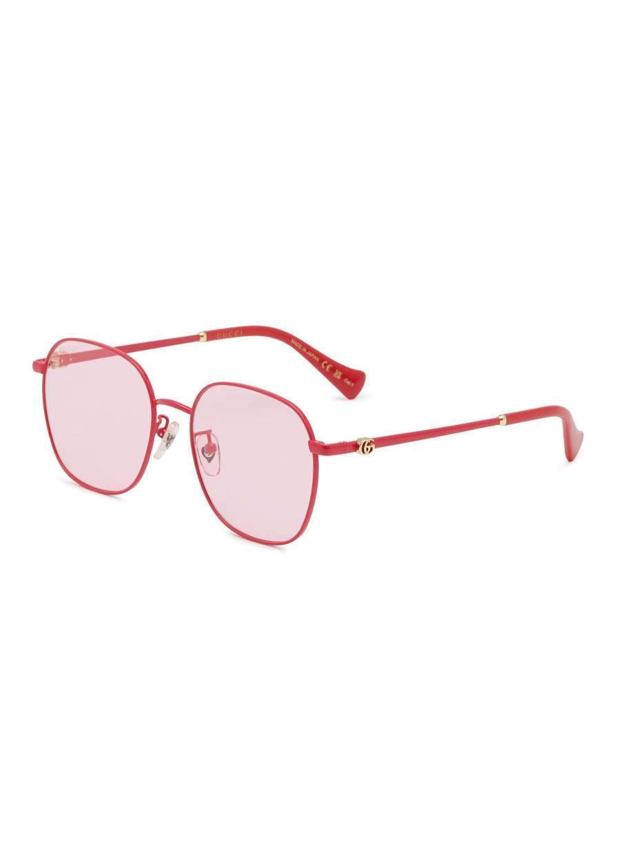 Women GUCCI Eyewear | Metal Round Sunglasses