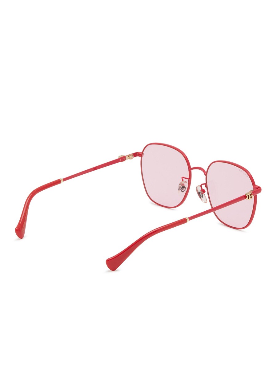 Women GUCCI Eyewear | Metal Round Sunglasses