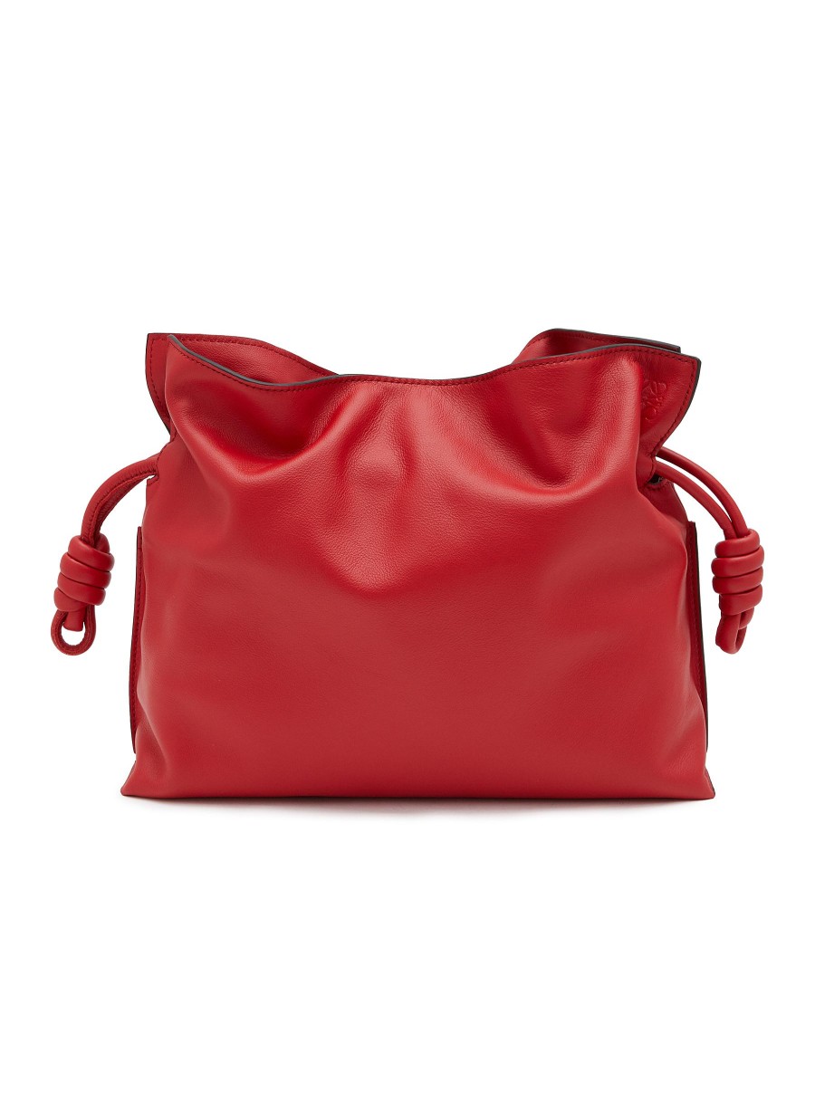 Women LOEWE Clutch Bags | Flamenco' Calf Leather Clutch Bag