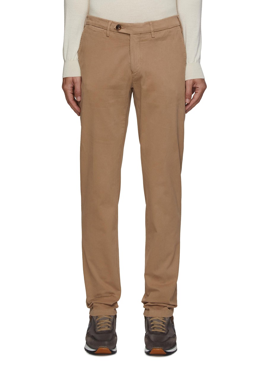 Men CANALI Pants | Flat Front Straight Leg Pants