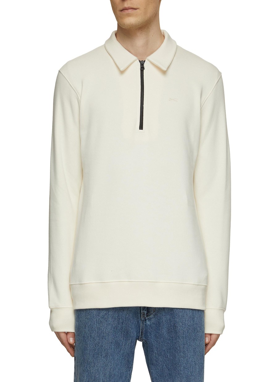 Men DENHAM Pullovers & Hoodies | Half Zip Sweatshirt