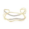 Women ALEXIS BITTAR Fashion Jewellery | Solanales 14K Gold Crystal Cuff Bracelet