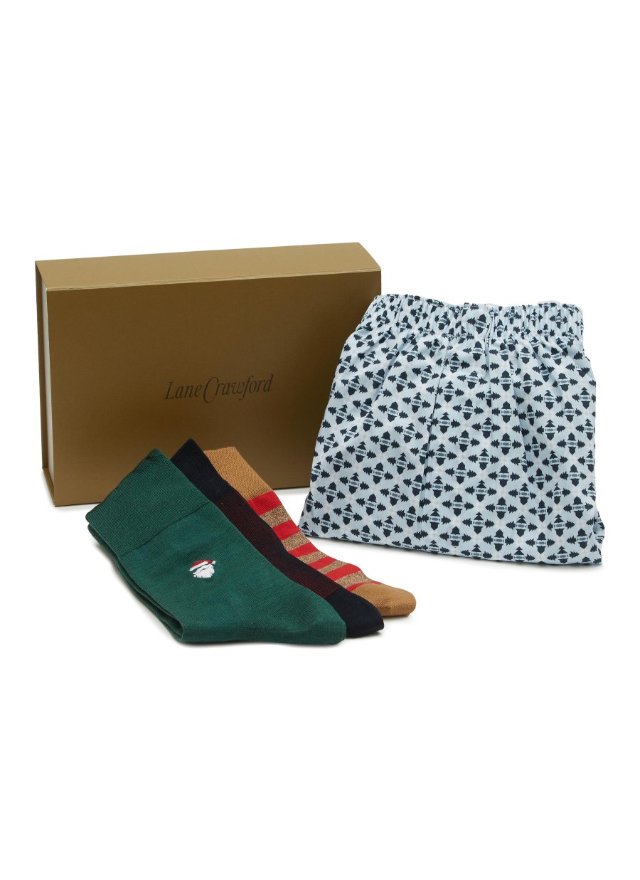 Men LANE CRAWFORD Socks | The Essentials Gift Box — Underwear