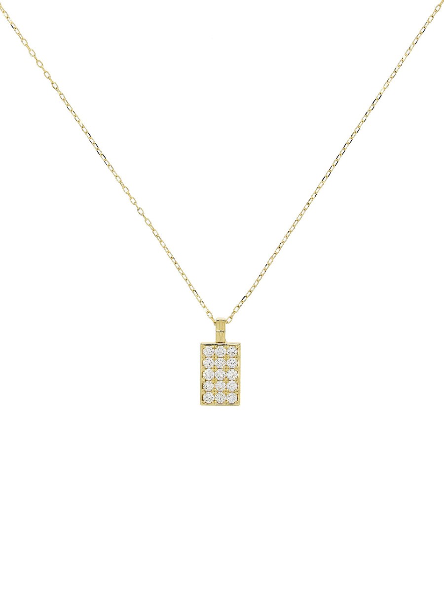 Women LC COLLECTION JEWELLERY Fine Jewellery | 18K Gold Diamond Pendant Necklace