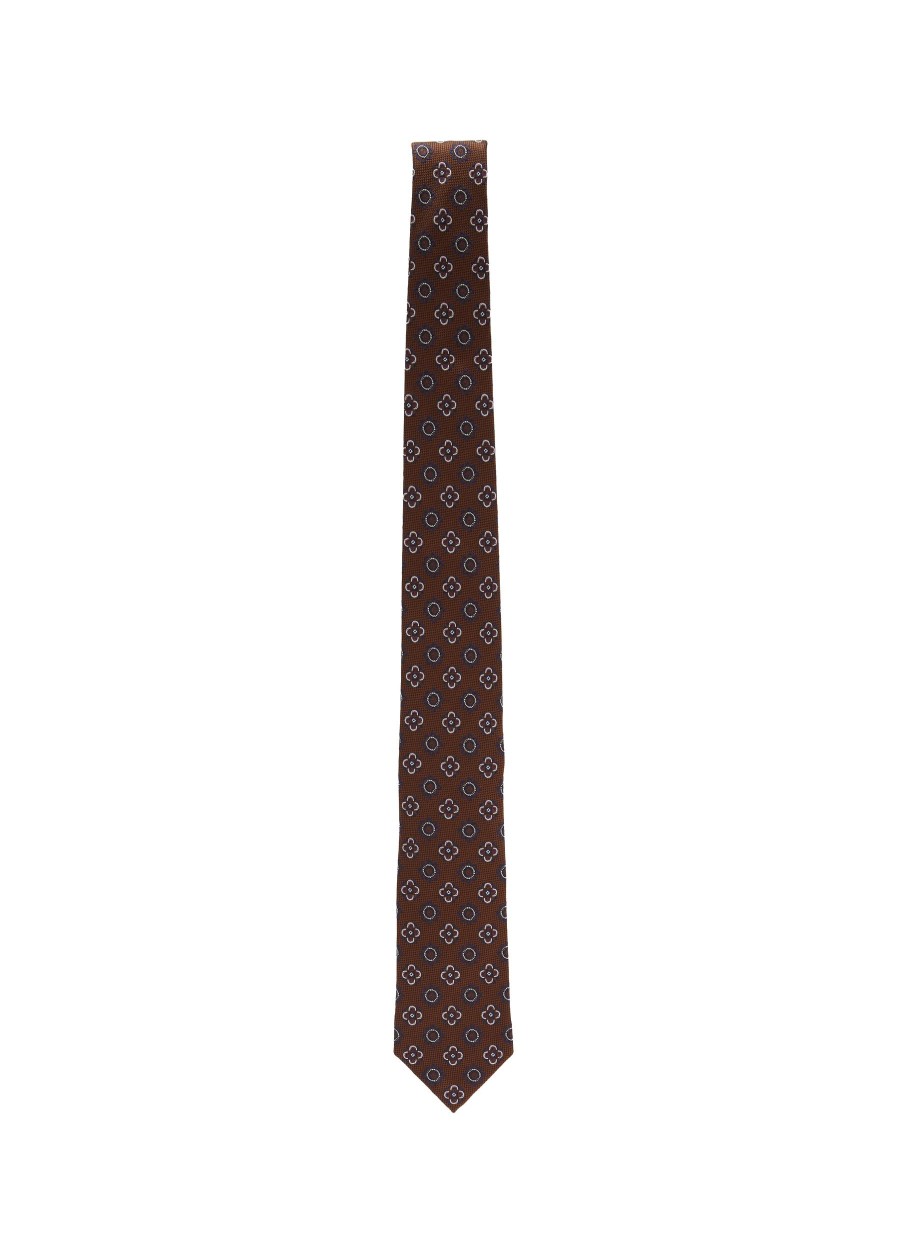 Men STEFANOBIGI MILANO Ties | Floral Jacquard Silk Tie