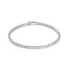 Women LC COLLECTION JEWELLERY Fine Jewellery | 18K White Gold Diamond Tennis Bracelet