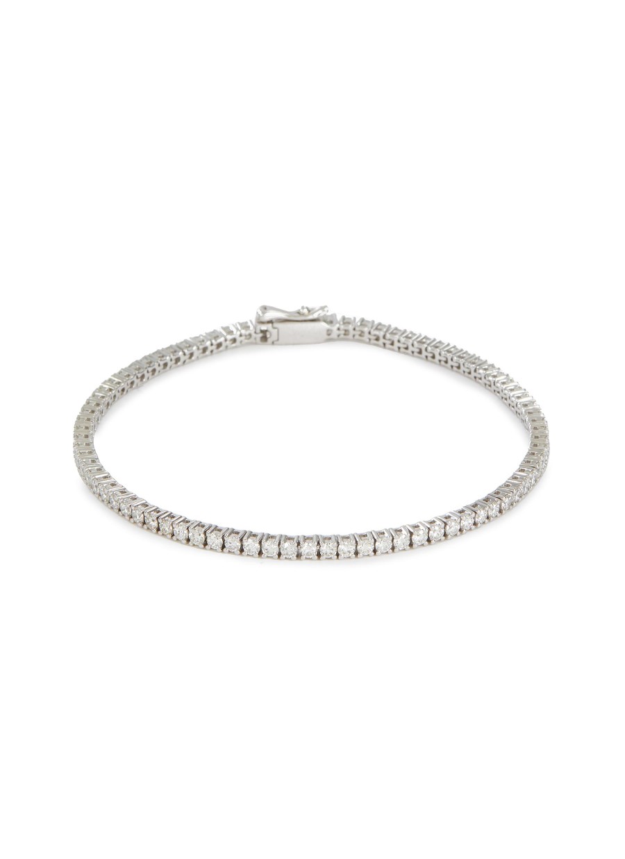 Women LC COLLECTION JEWELLERY Fine Jewellery | 18K White Gold Diamond Tennis Bracelet