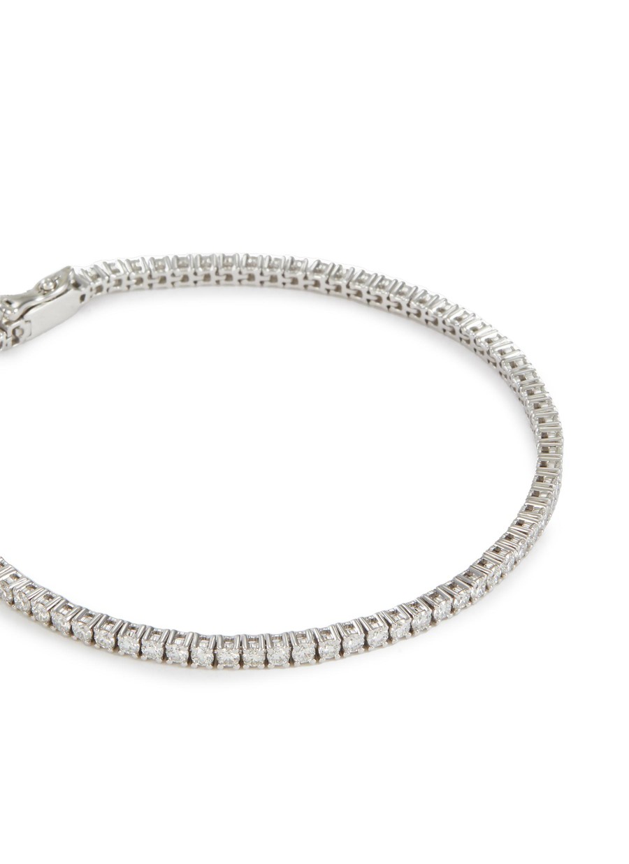 Women LC COLLECTION JEWELLERY Fine Jewellery | 18K White Gold Diamond Tennis Bracelet