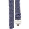 Men CUSTOM T. WATCH ATELIER Watches | Brushed Steel Butterfly Clasp Denim Watch Strap