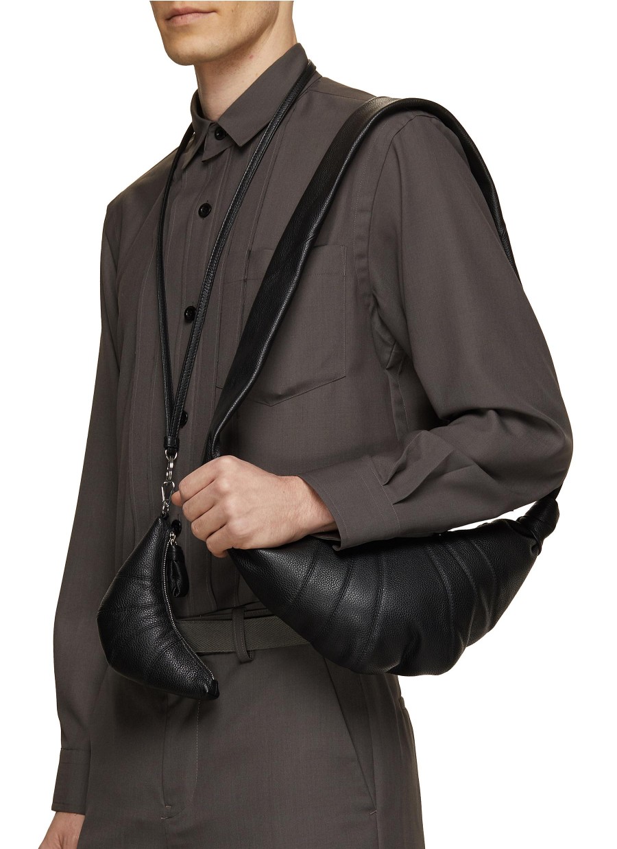 Men LEMAIRE Crossbody | Crossant Small Leather Crossbody Bag