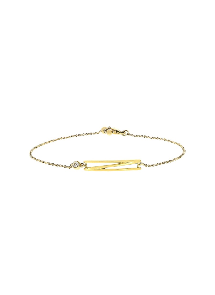 Women LC COLLECTION JEWELLERY Fine Jewellery | 18K Gold Diamond Bracelet