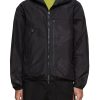 Men MONCLER Jackets | Reflective Hood Logo Ripstop Jacket