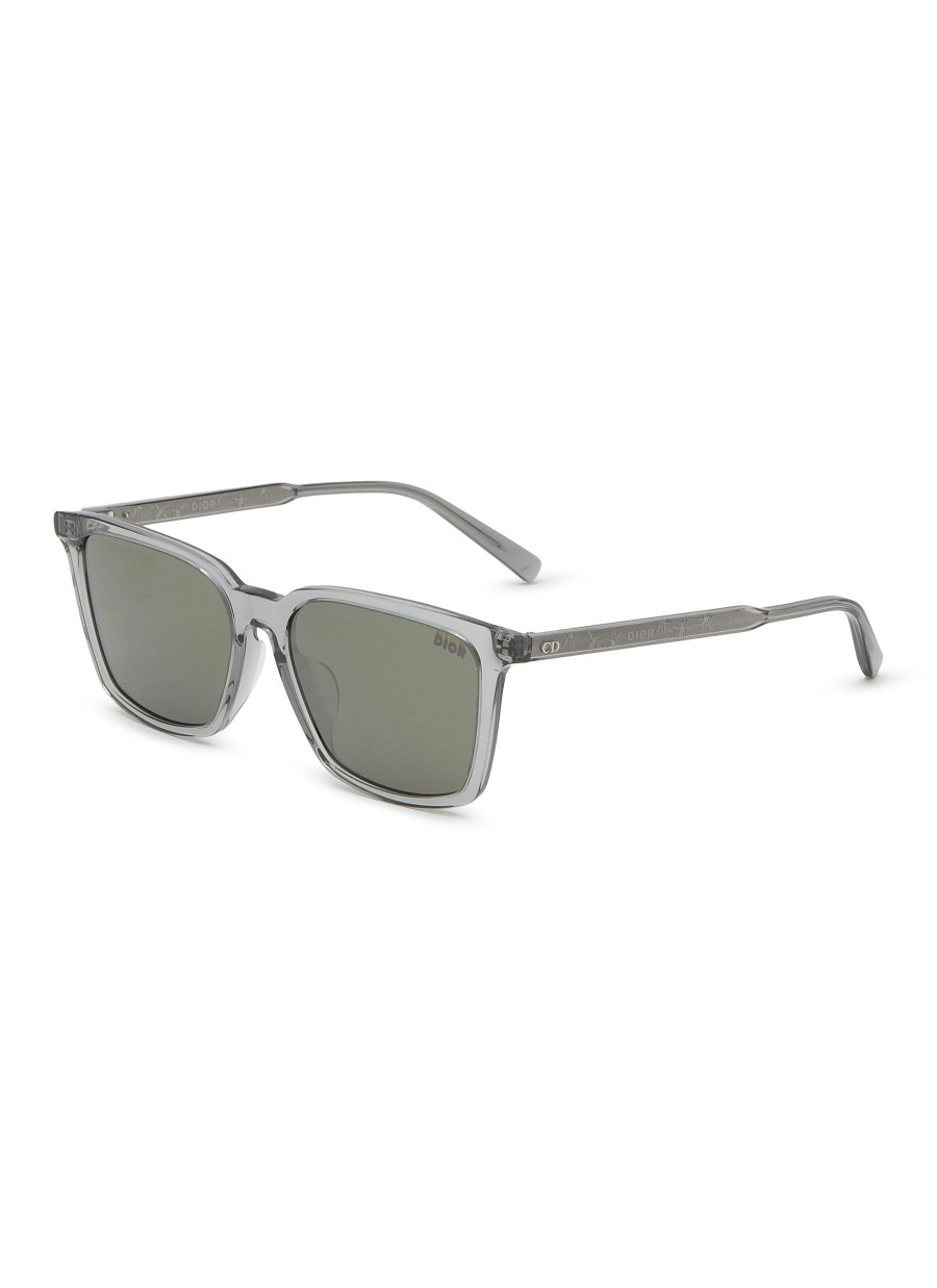 Men DIOR Eyewear | Indior S4F Square Acetate Sunglasses