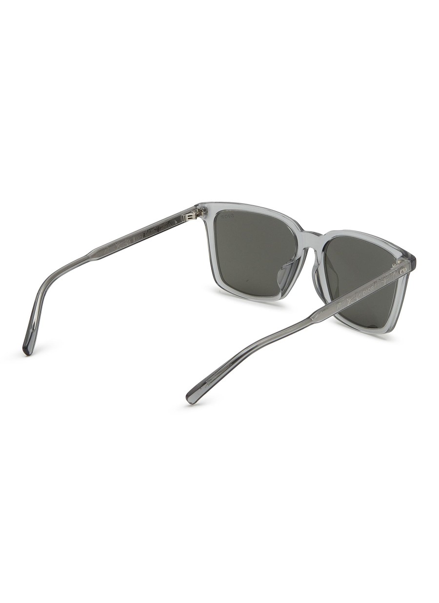 Men DIOR Eyewear | Indior S4F Square Acetate Sunglasses