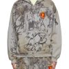 Men BALENCIAGA Pullovers & Hoodies | All Over Graffiti Print Loose Fit Hoodie