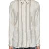 Men DRIES VAN NOTEN Shirts | Chain Embellished Silk Cotton Shirt