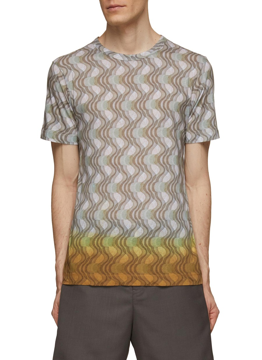 Men DRIES VAN NOTEN T-Shirts | Link Print T-Shirt