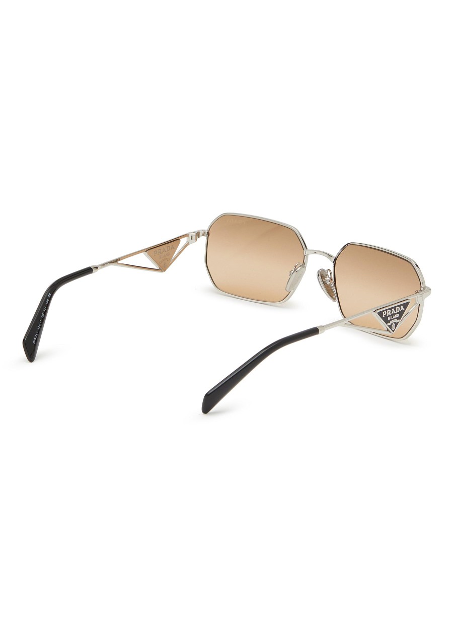 Women PRADA Eyewear | Metal Irregular Sunglasses