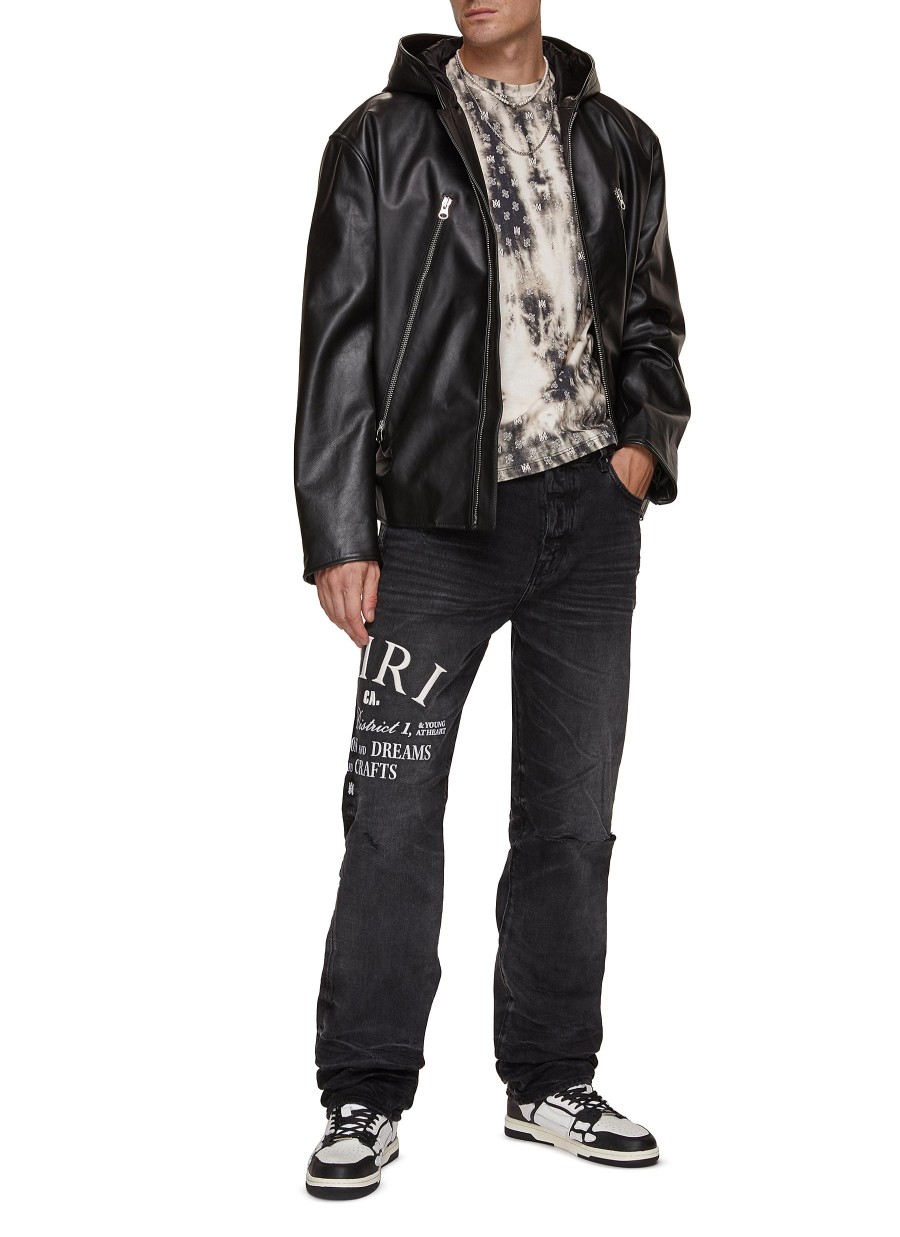 Men AMIRI Pants | Straight Leg Dark Wash Arts District Jeans