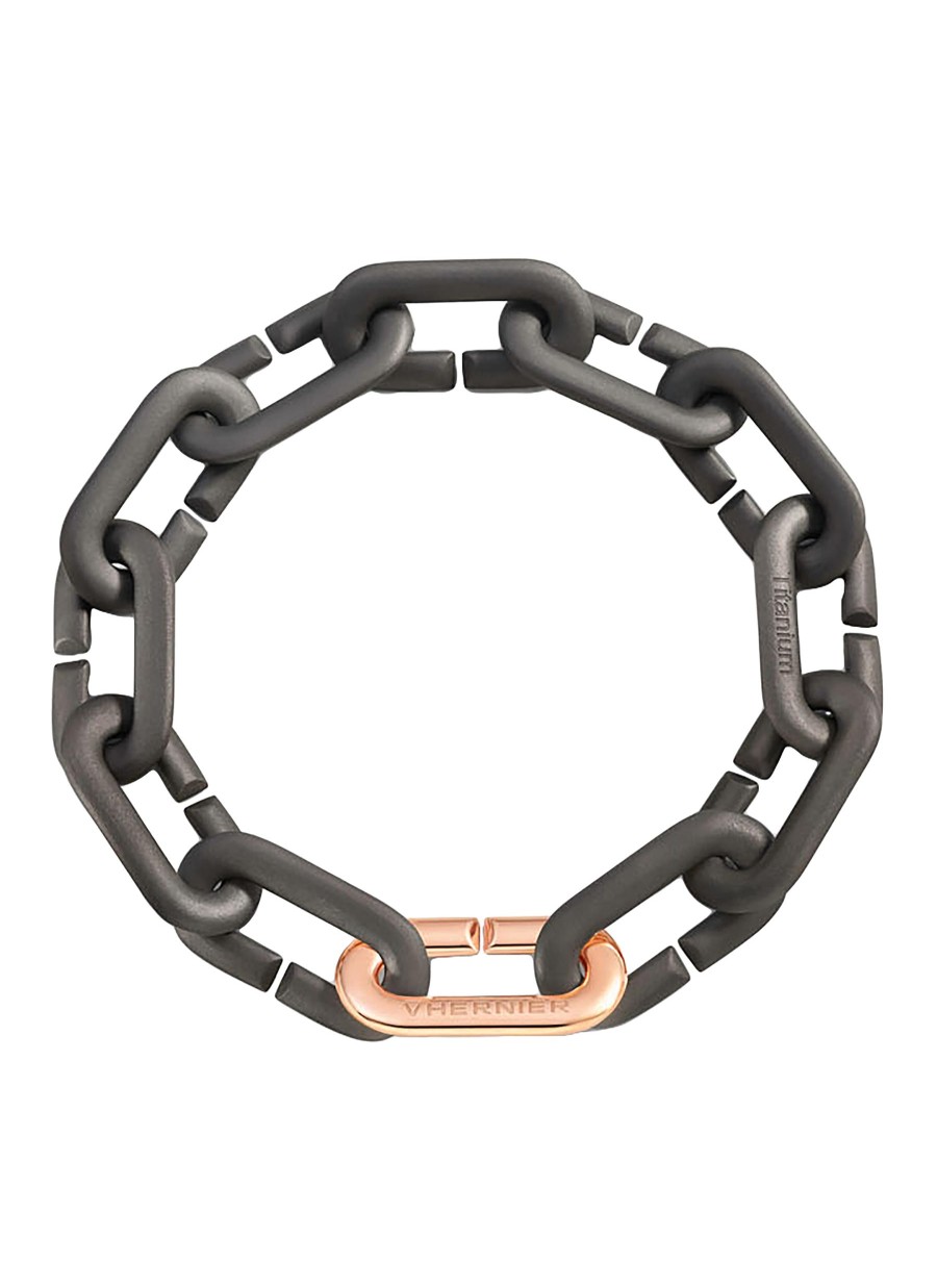 Women VHERNIER Fine Jewellery | Mon Jeu Titanium 18K Rose Gold Bracelet