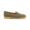 Men BAUDOIN & LANGE Flats | Stride' Low Vamp Suede Natural Gum Sole Loafers