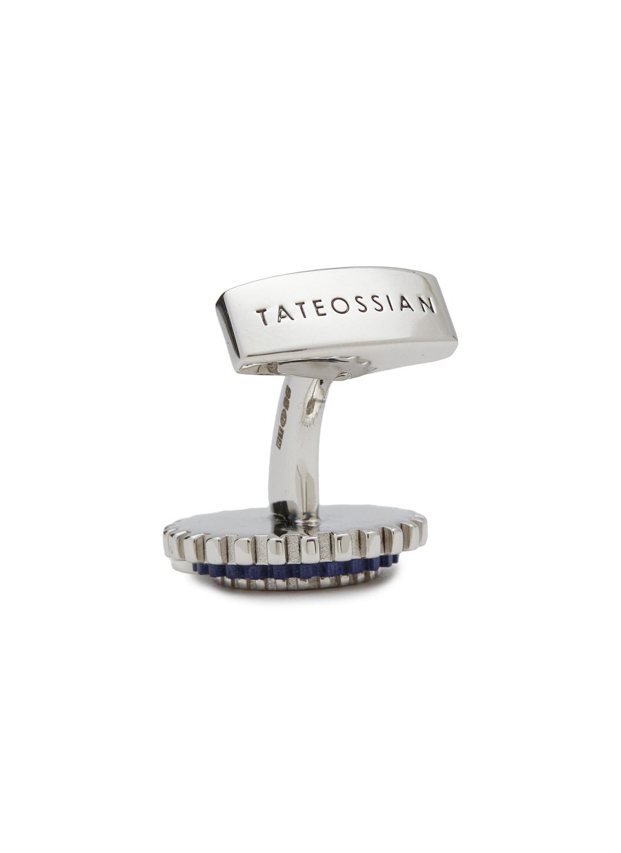 Men TATEOSSIAN Cufflinks | Limited Edition Lapis Lazuli Rhodium-Plated Sterling Silver Cufflinks