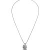 Women JOHN HARDY Fine Jewellery | Legends Naga Sterling Silver Dog Tag Sapphire Pendant — Size 26