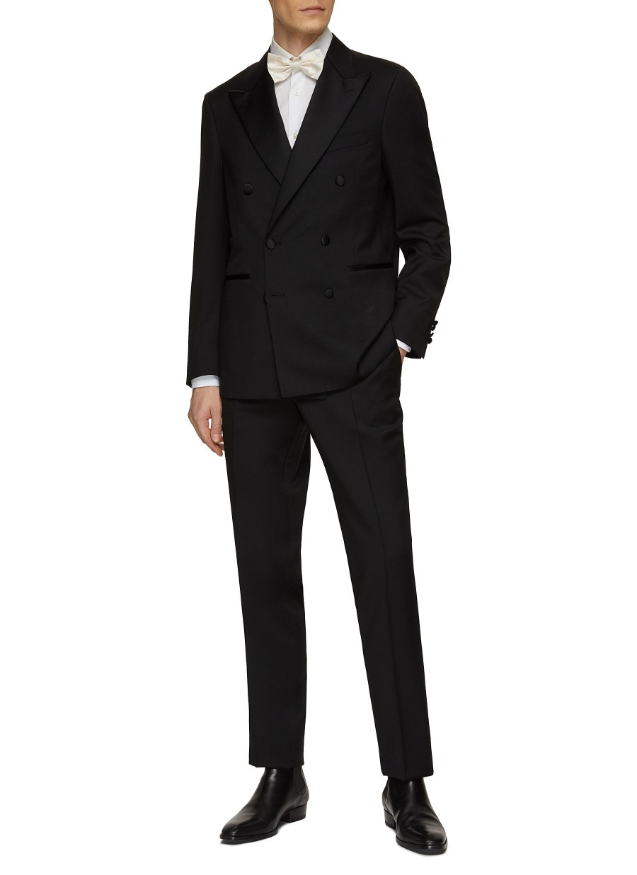 Men CANALI Suits | Double Breasted Peak Lapel Tuxedo Suit