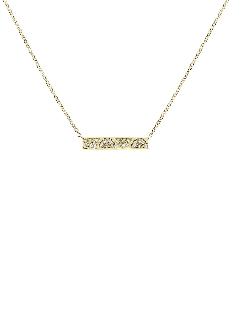 Women LC COLLECTION JEWELLERY Fine Jewellery | 18K Gold Diamond Necklace