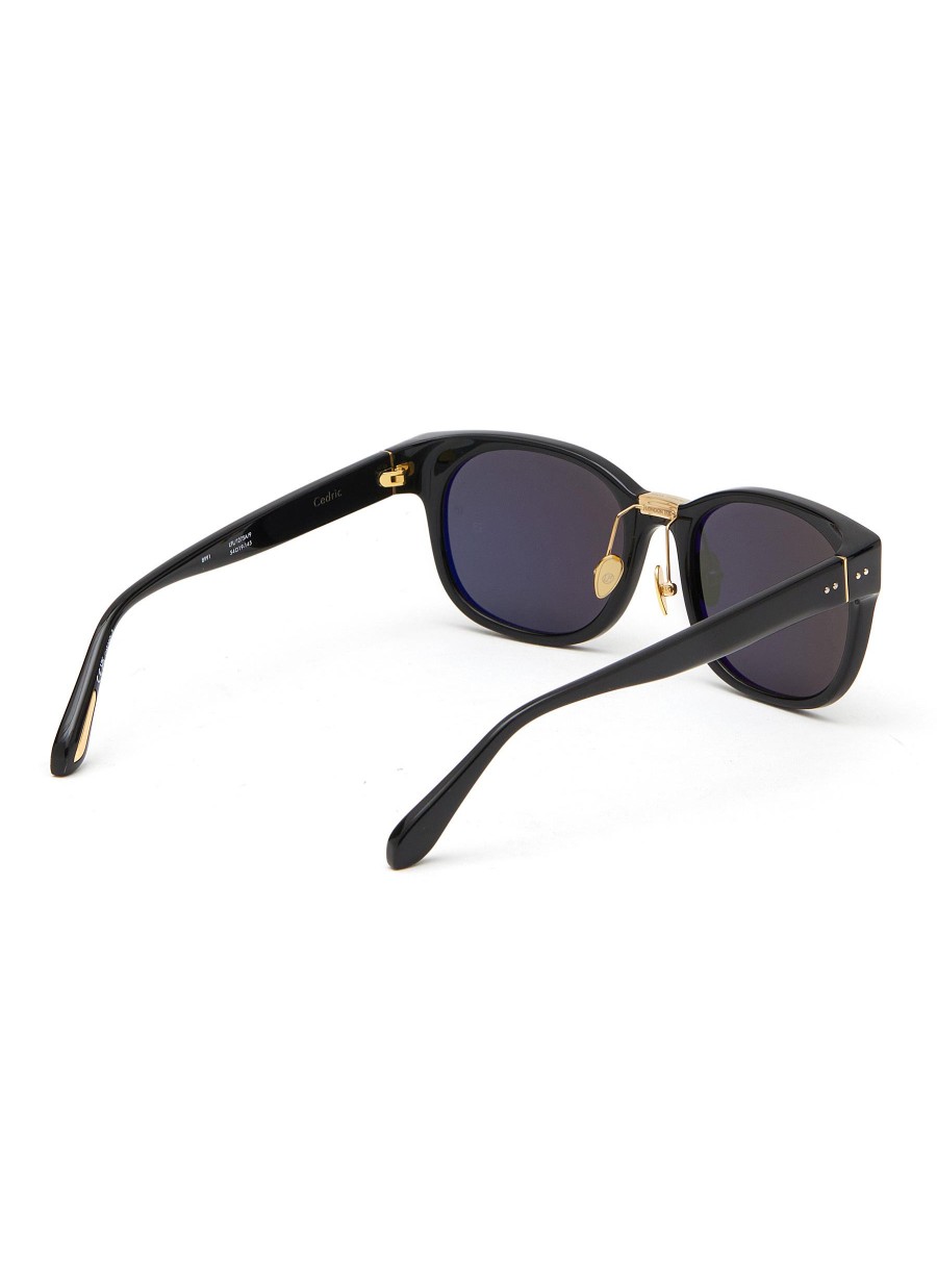 Women LINDA FARROW Eyewear | Cedric Acetate D-Frame Sunglasses