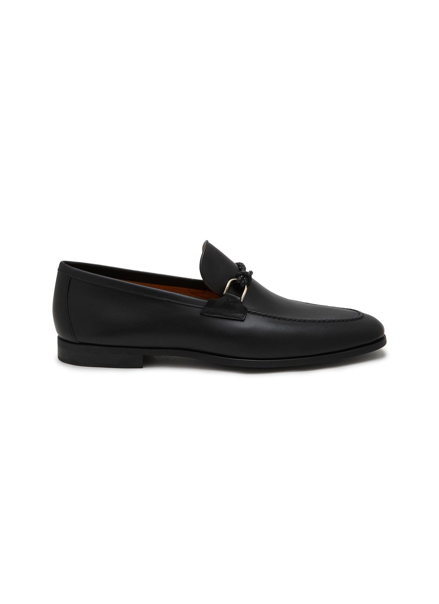 Men MAGNANNI Flats | Horsebit Detail Leather Loafers