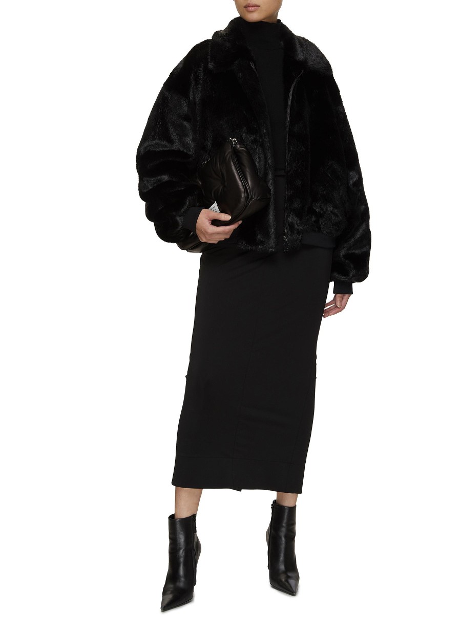 Women THE FRANKIE SHOP Jackets | Pam Faux Fur Bomber