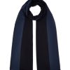 Men JOHNSTONS OF ELGIN Scarves | Ribbon Contrast Edge Wool Scarf