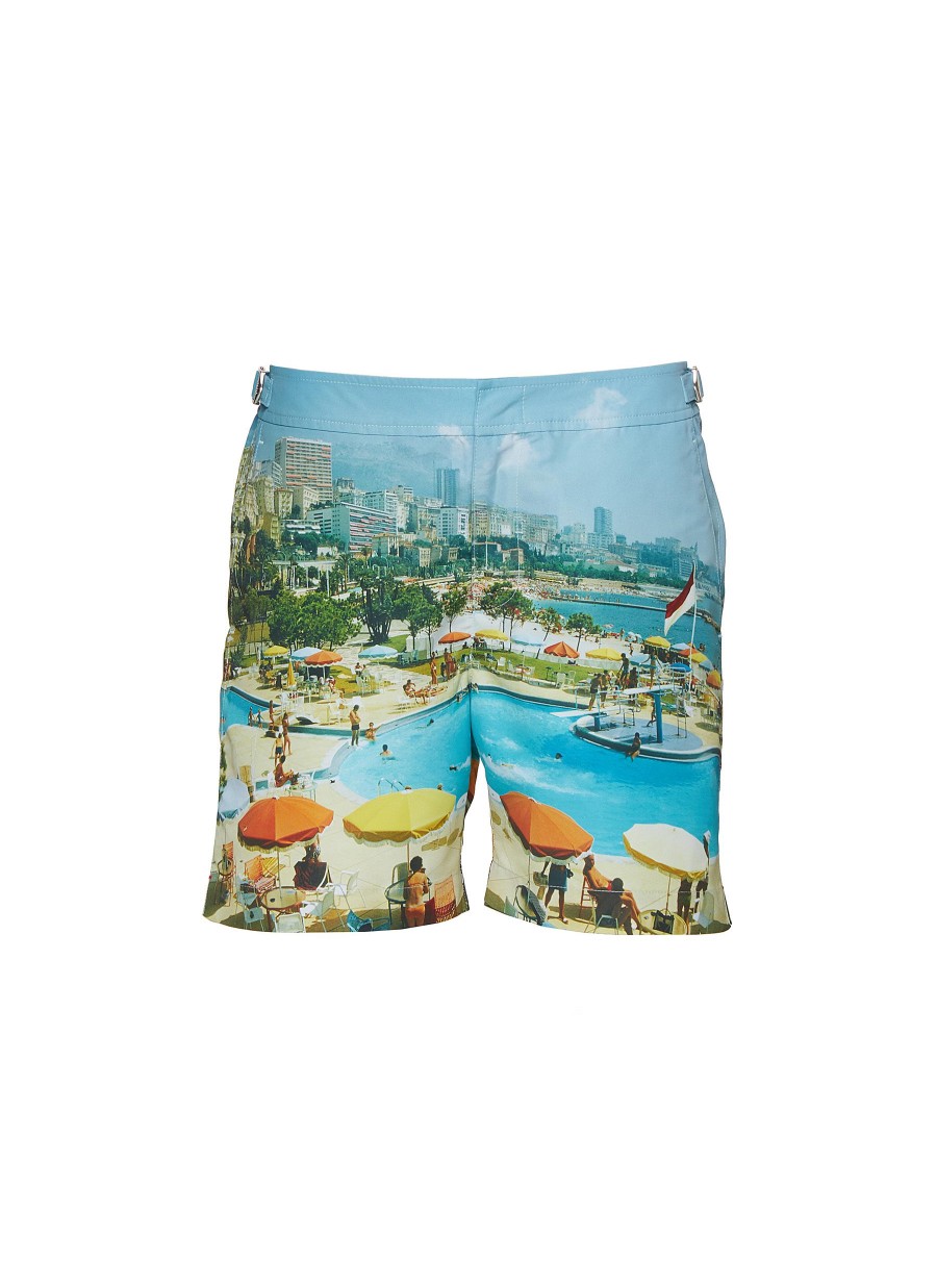 Men ORLEBAR BROWN Swimwear | Bulldog Monte Carlo Print Swim Shorts