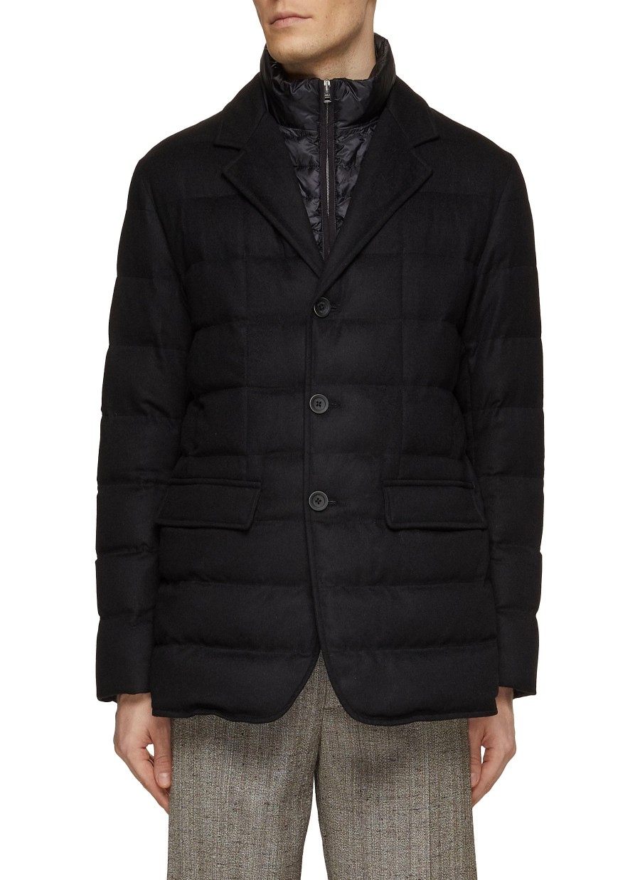 Men HERNO Jackets | High Neck Puffer Bomber Jacket